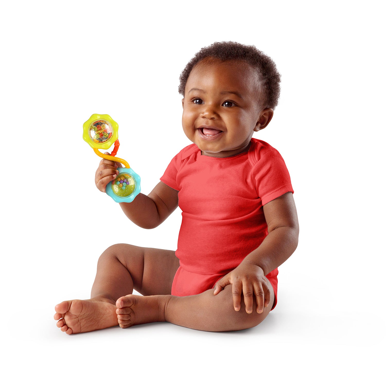 Sonajero Para Bebé Bright Starts Rattle and Shake Barbell Toy 