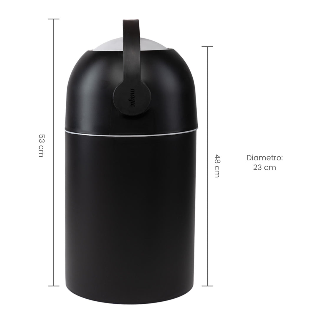 Tacho de bebé para pañales premium baby C110 negro 11