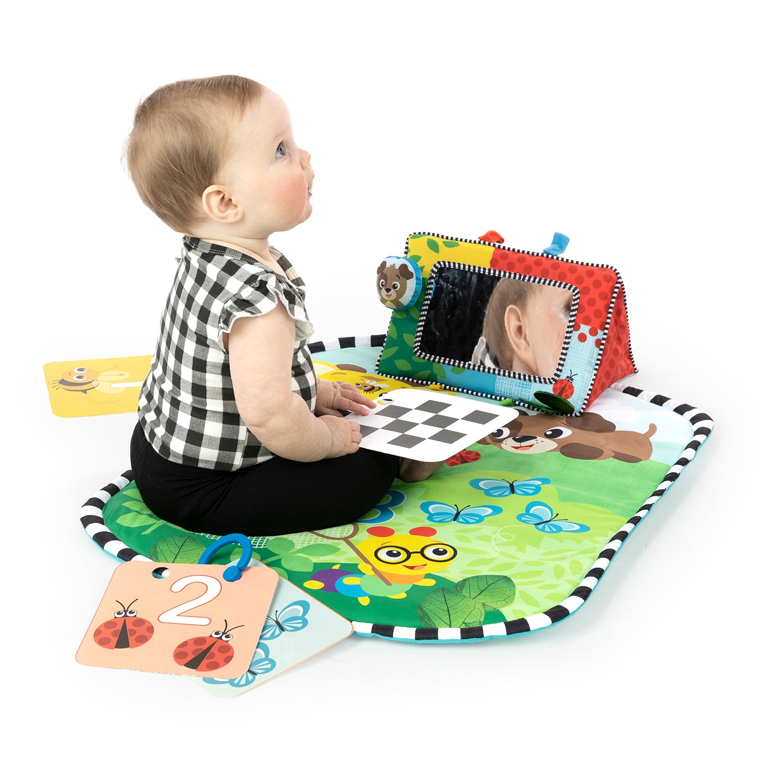 Alfombra de actividades Plegable para Bebé Baby Einstein Discovery Garden 
