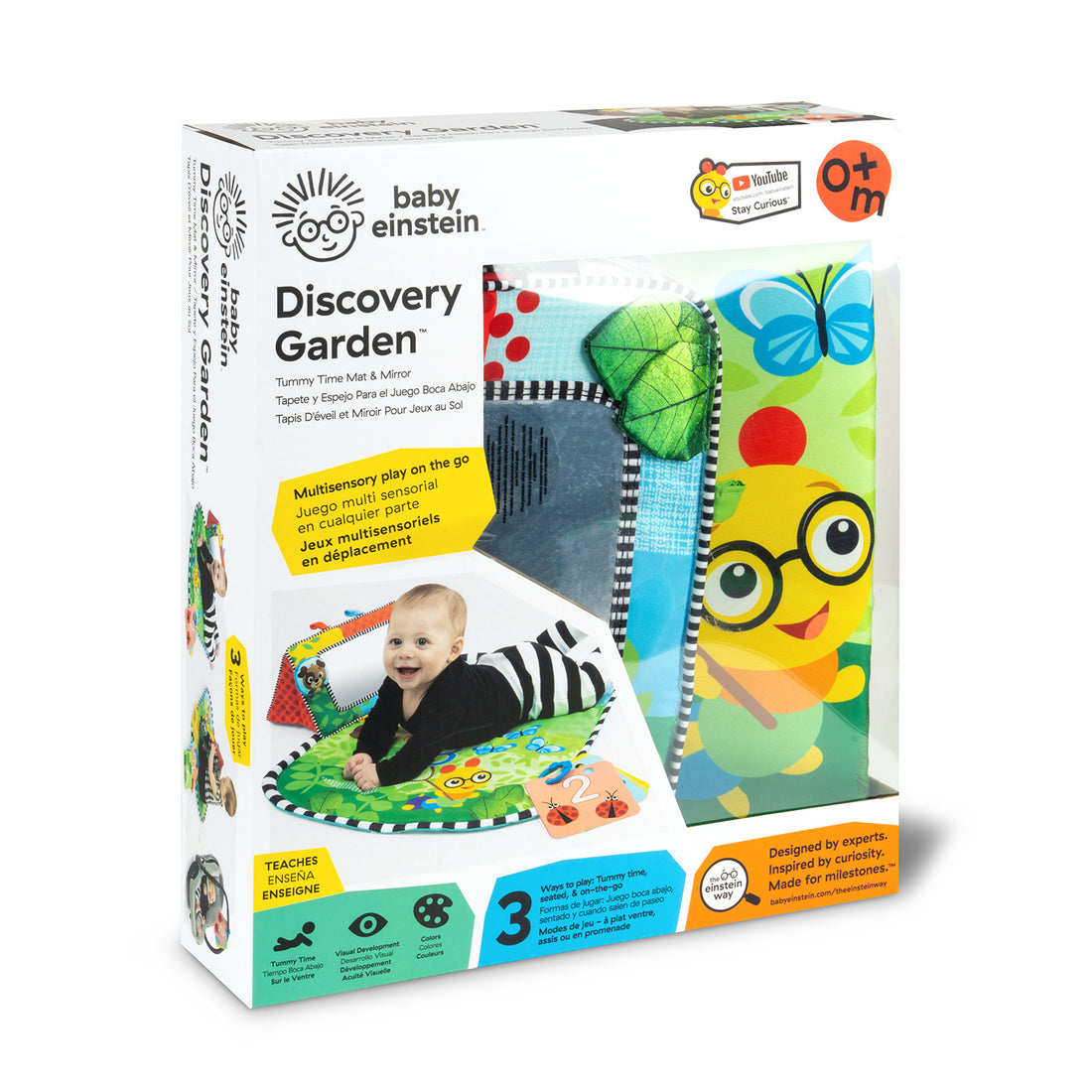 Alfombra de actividades Plegable para Bebé Baby Einstein Discovery Garden 