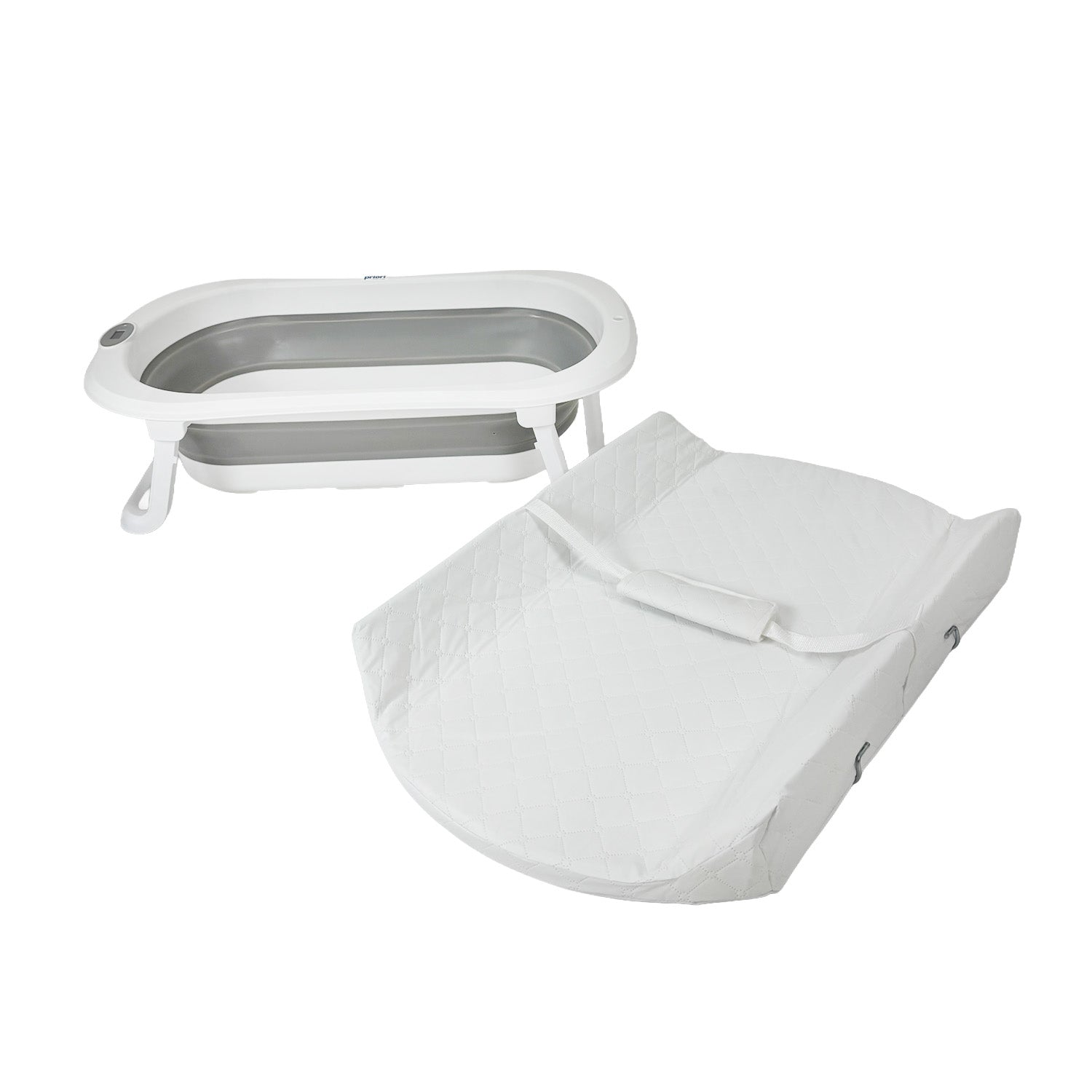 Tina de baño para bebe con cambiador priori stand changer 