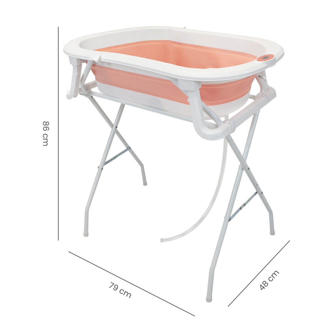 Tina de baño para bebe con cambiador priori stand changer 