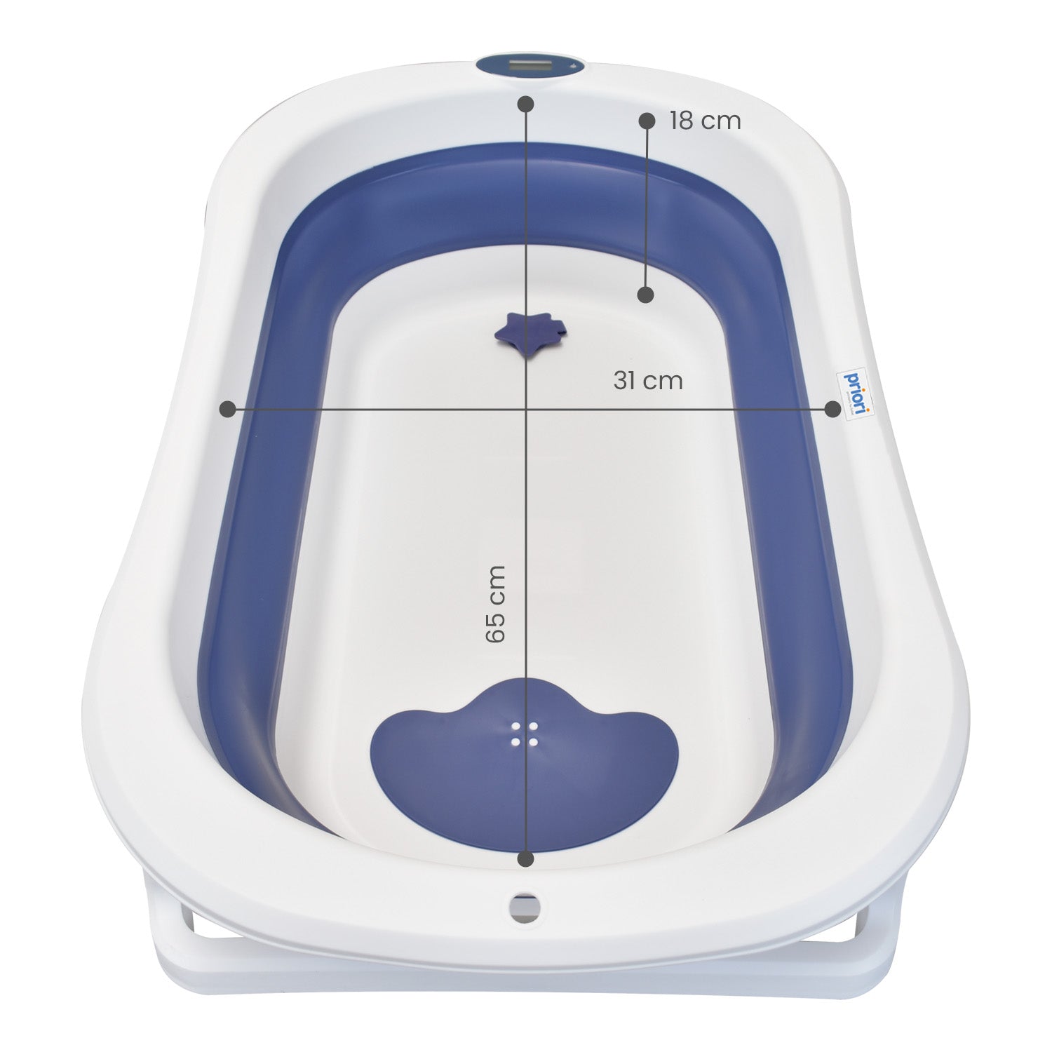 Bañera para bebe plegable priori stand 