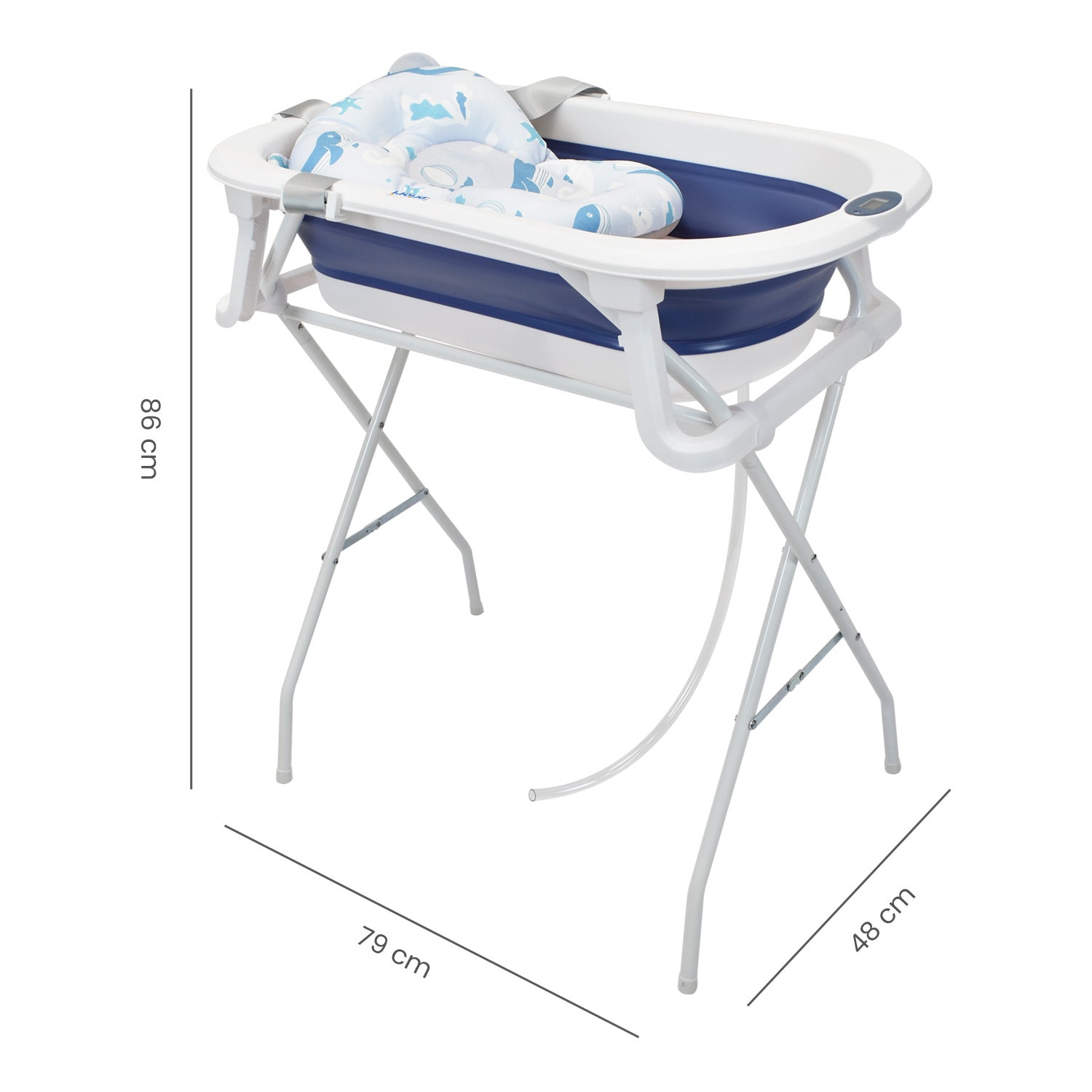 Bañera para bebe plegable priori stand 