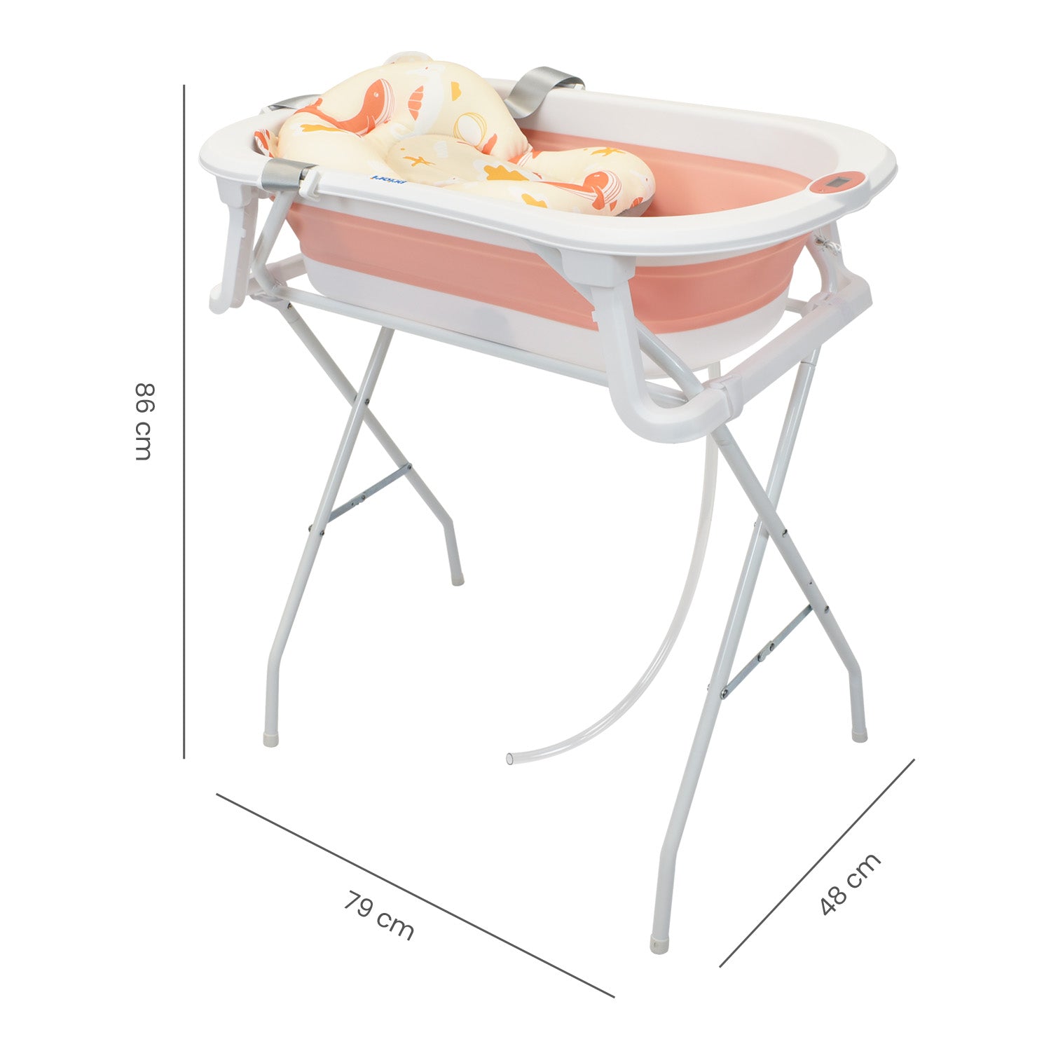 Bañera para bebe plegable priori stand 