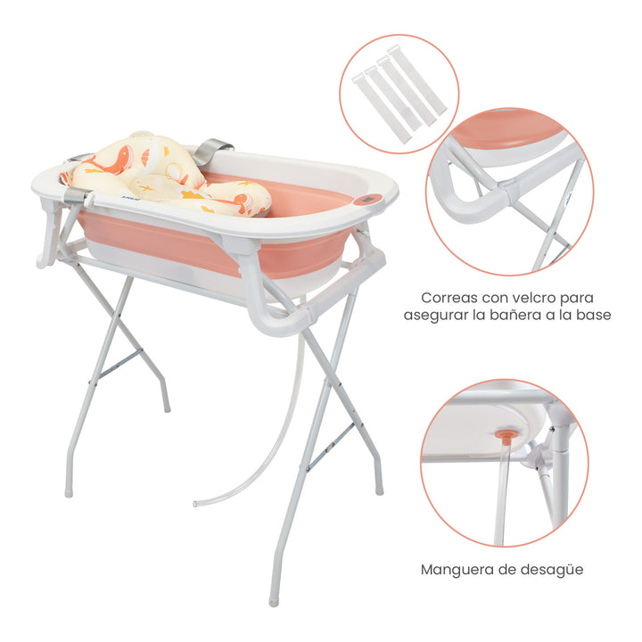 Bañera para bebe plegable priori stand 