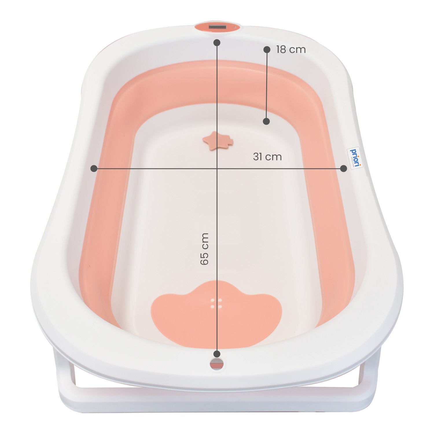 Bañera para bebe plegable priori stand 