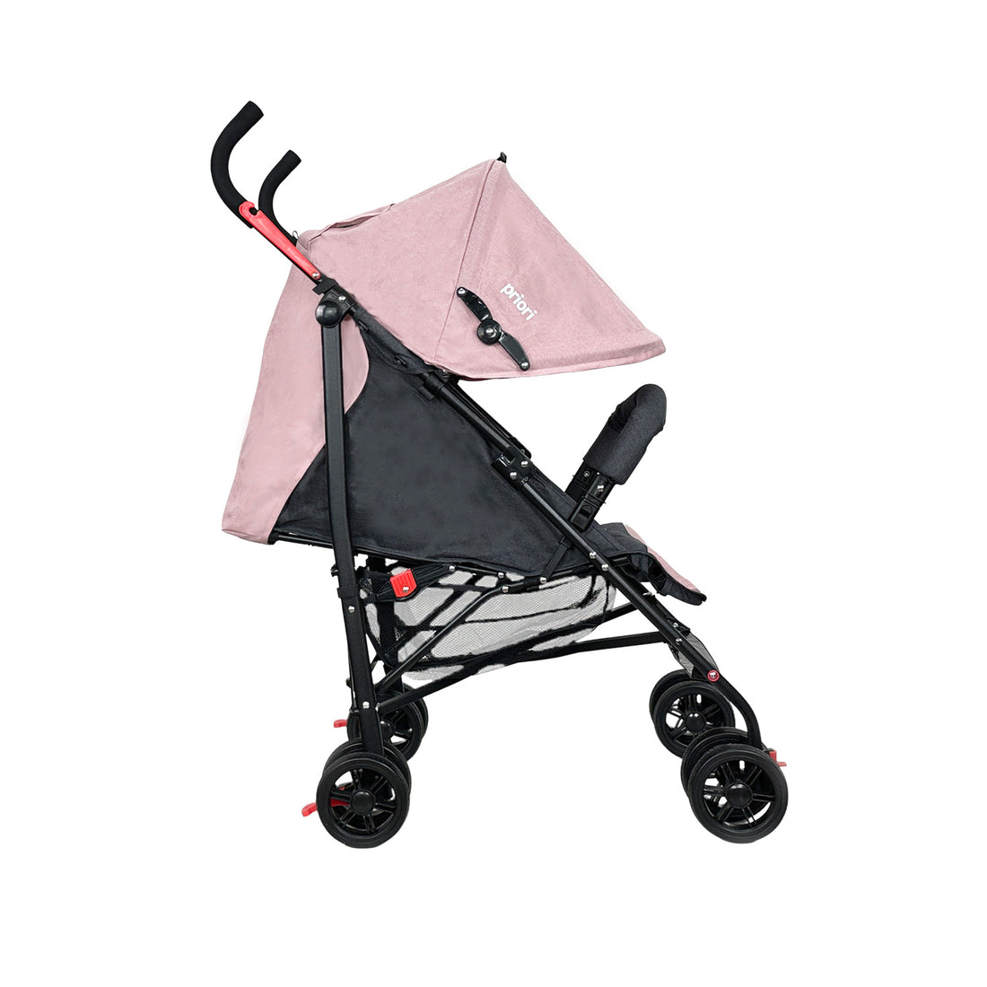 Coche Bastón Para Bebé Priori Viggo Rosa