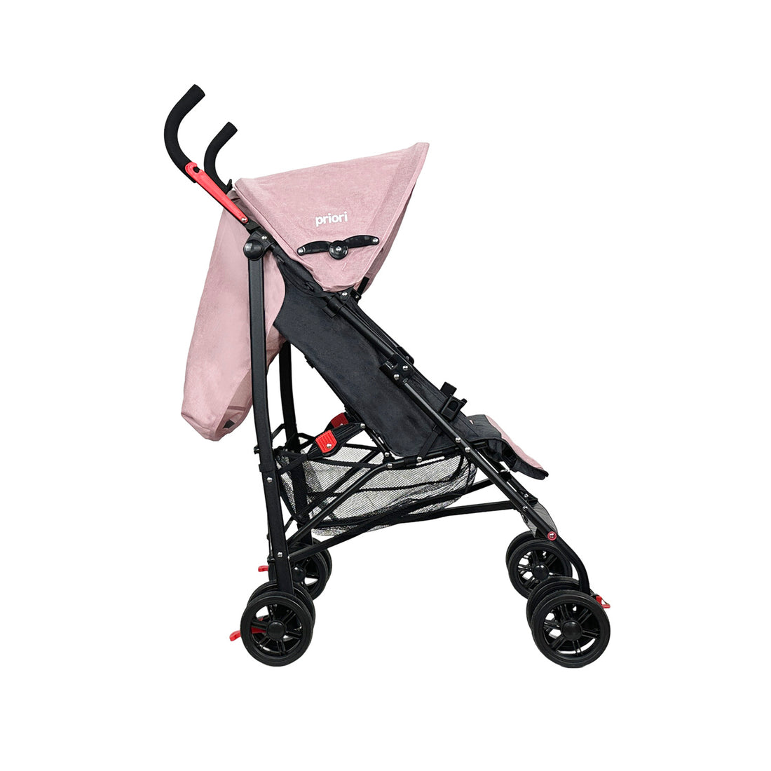 Coche Bastón Para Bebé Priori Viggo Rosa