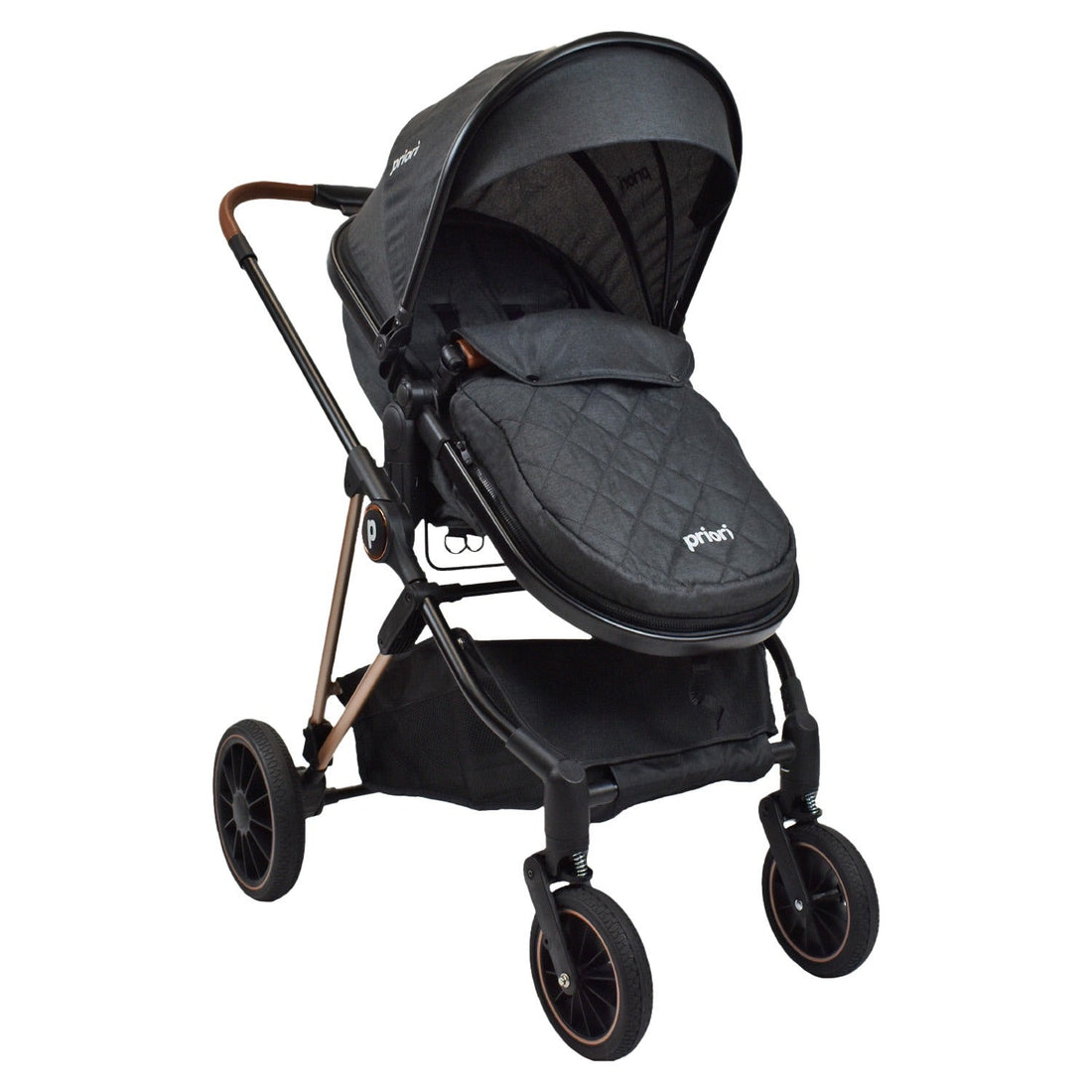 Coche Para Bebe Tipo Moises Priori Ana Negro