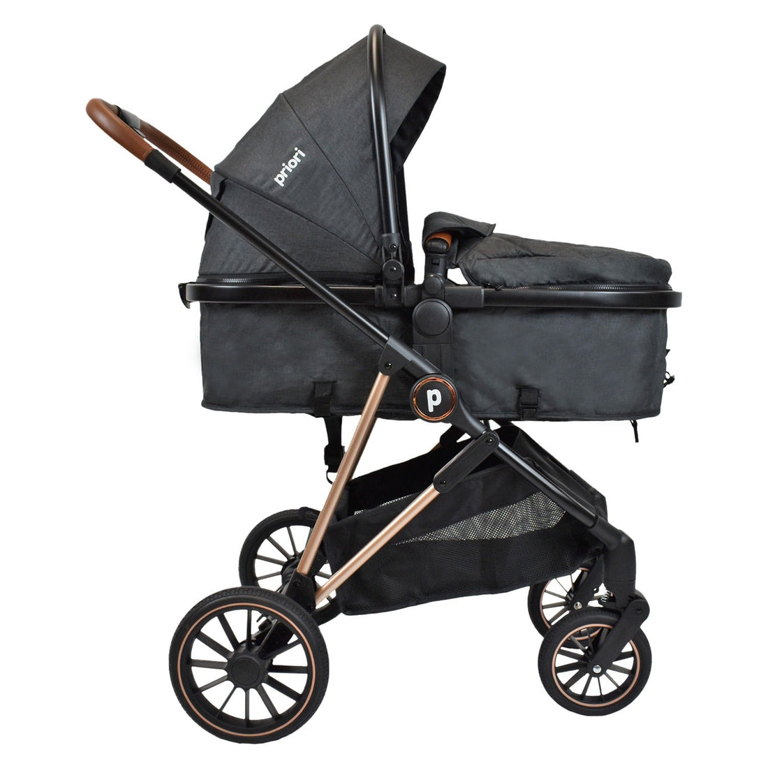 Coche Para Bebe Tipo Moises Priori Ana Negro