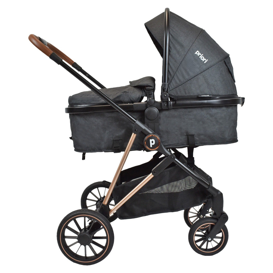Coche Para Bebe Tipo Moises Priori Ana Negro