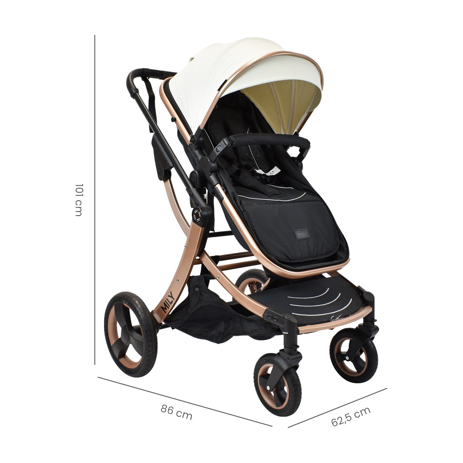 coche travel system para bebe milly de priori