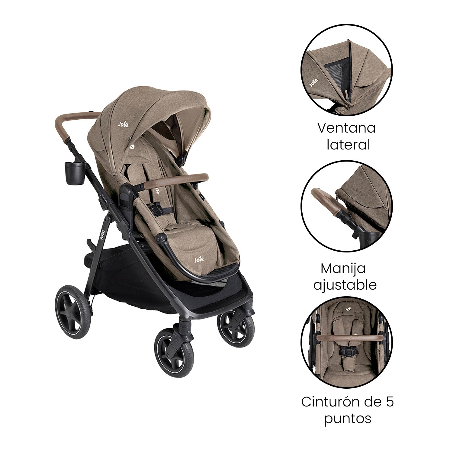 Coche para bb 4 en 1 joie ginger 