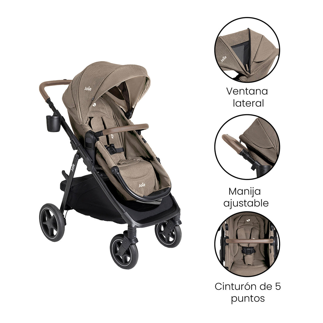 Coche para bb 4 en 1 joie ginger 