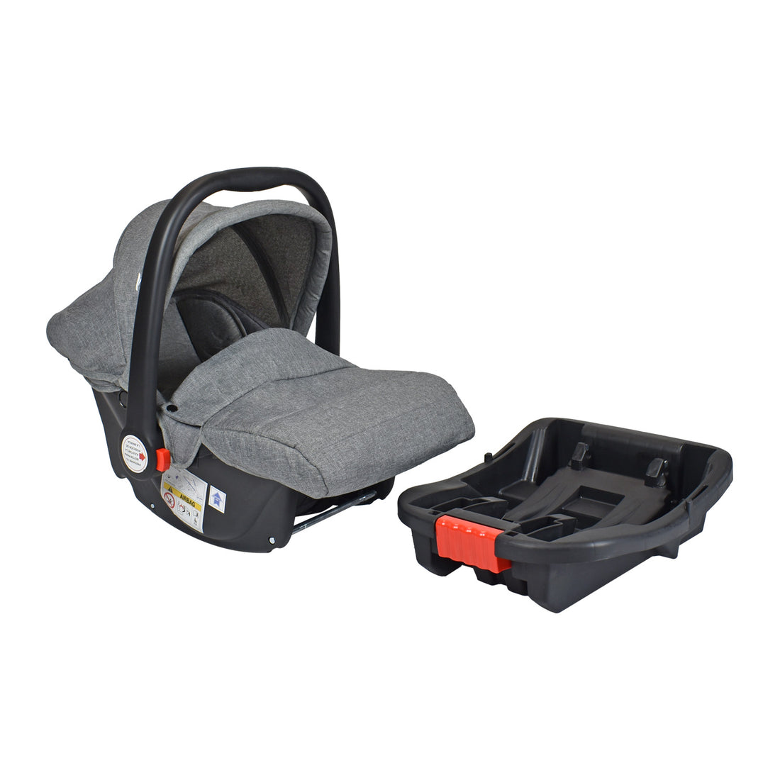 Coche para bebe travel system abby ts gris 8
