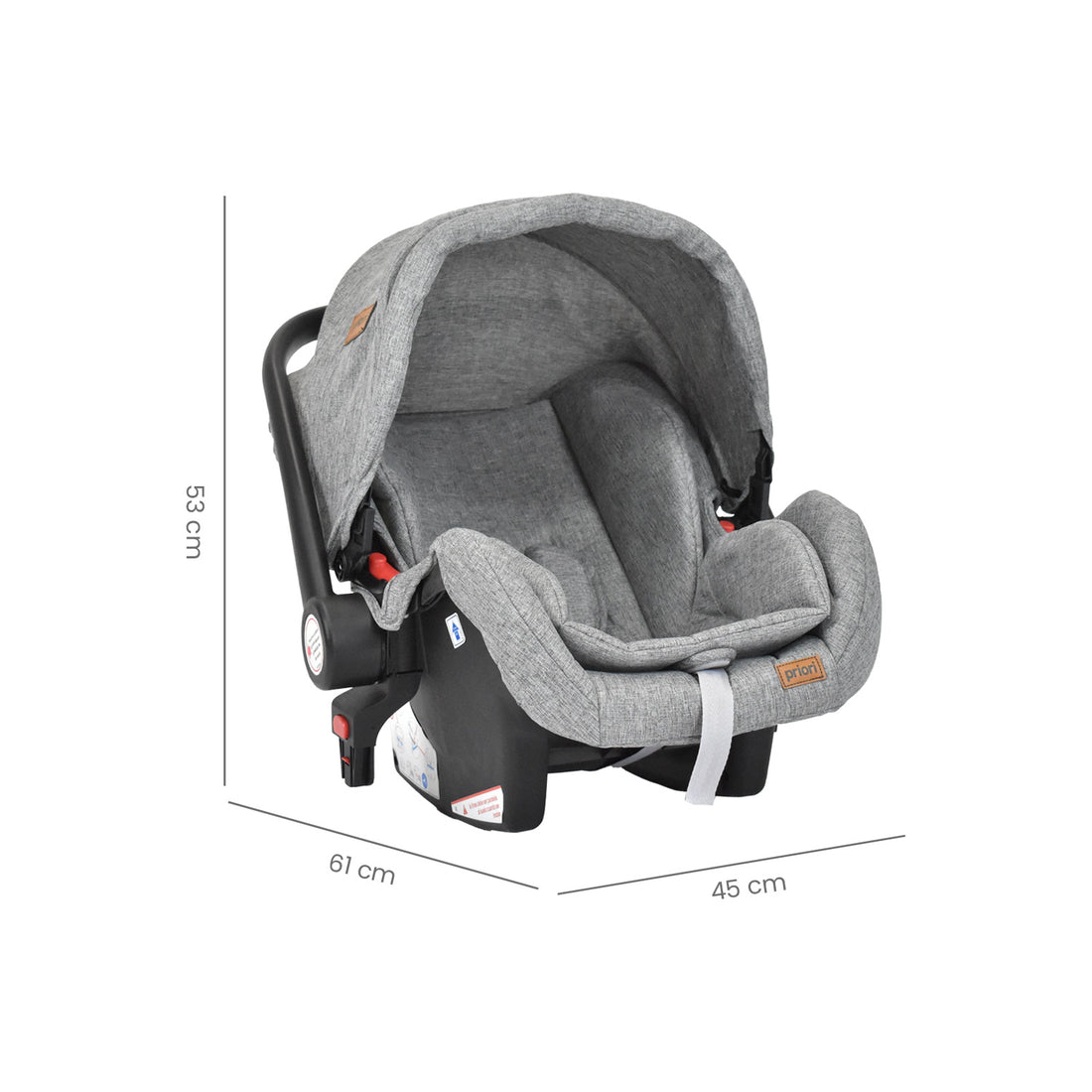 coche para bebe moises travel system kansas ts gris 9
