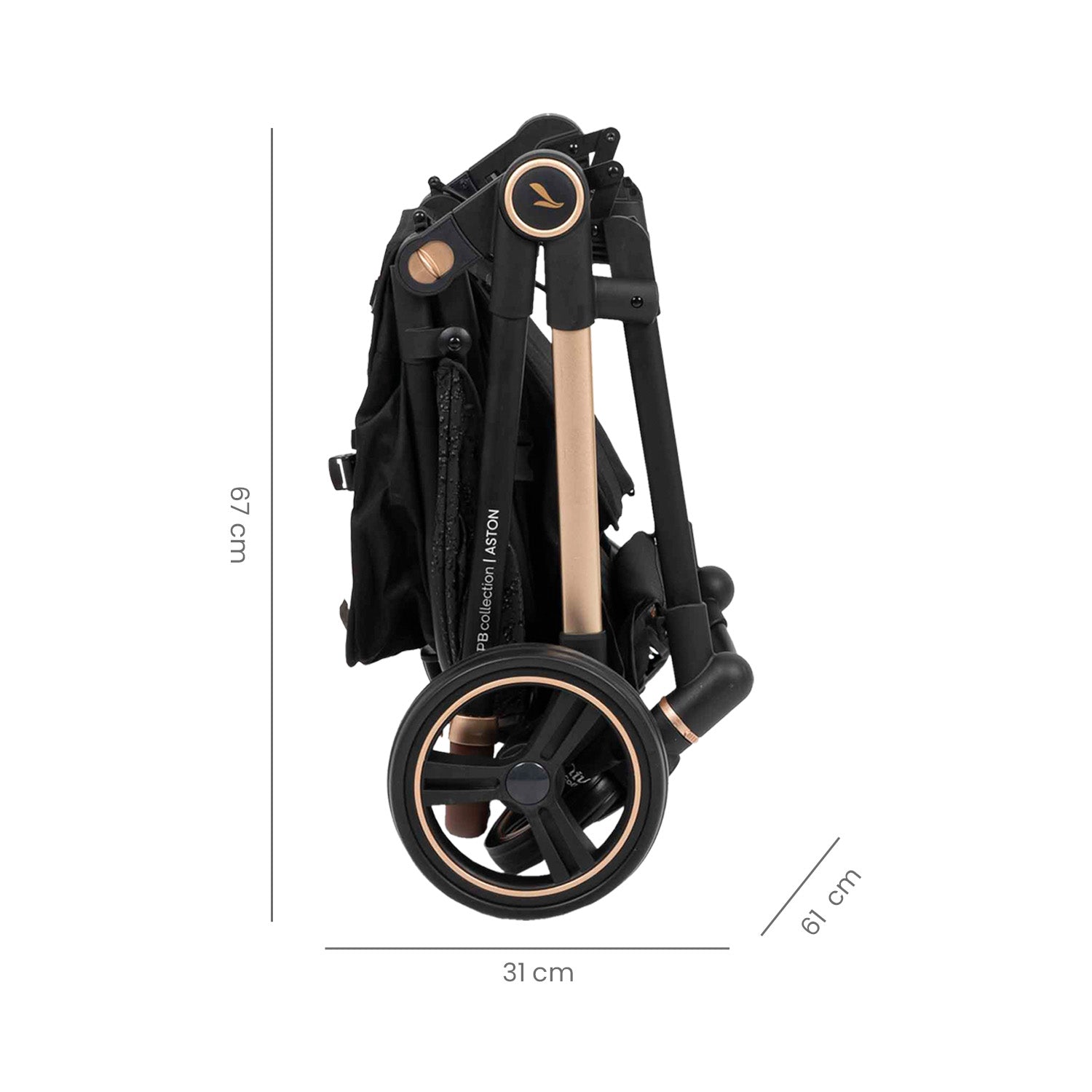 Coche para bebe moises aston negro burbujas 10