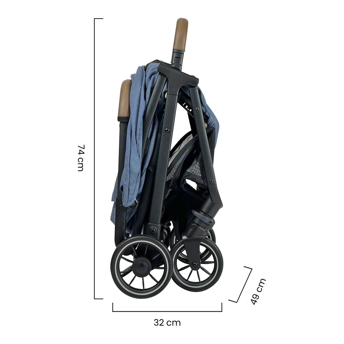 coche de bebe compacto joie pact pro light blu