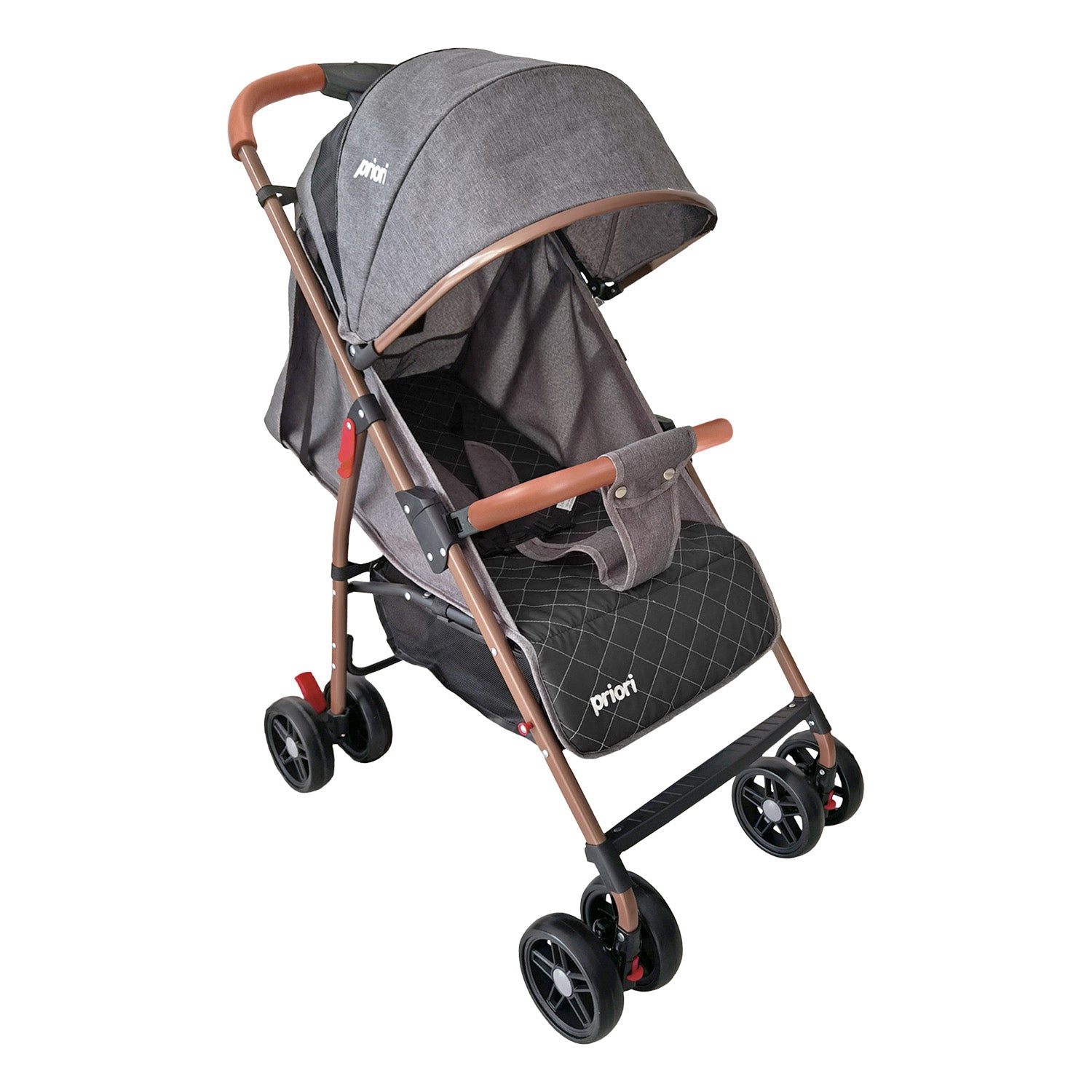coche para bebe paseador ultracompacto park gris 2