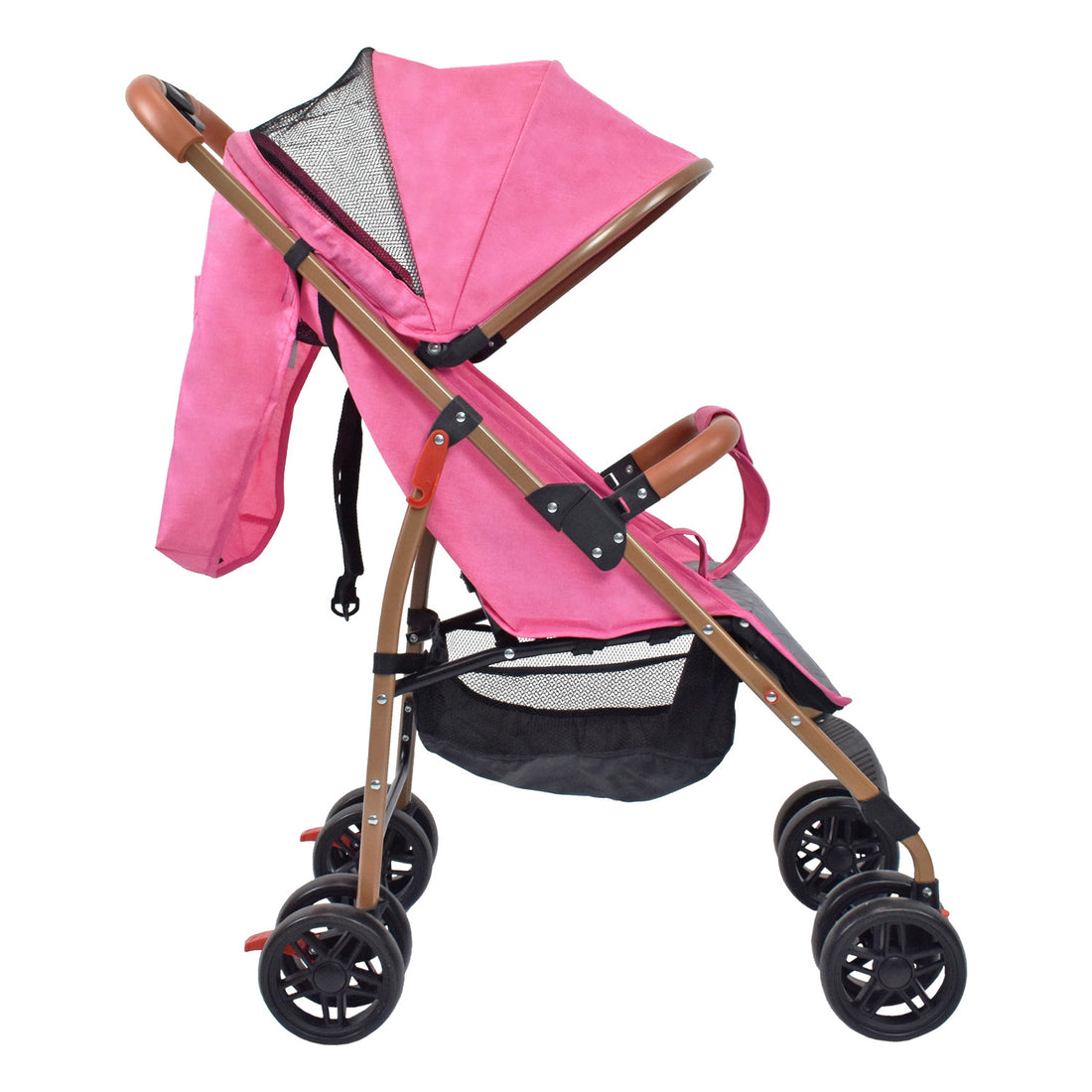 coche para bebe paseador ultracompacto park rosa