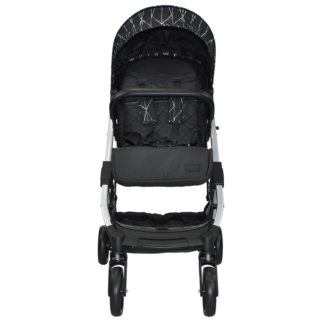 coche para bebe tipo maleta compacto priori argus plateado 4