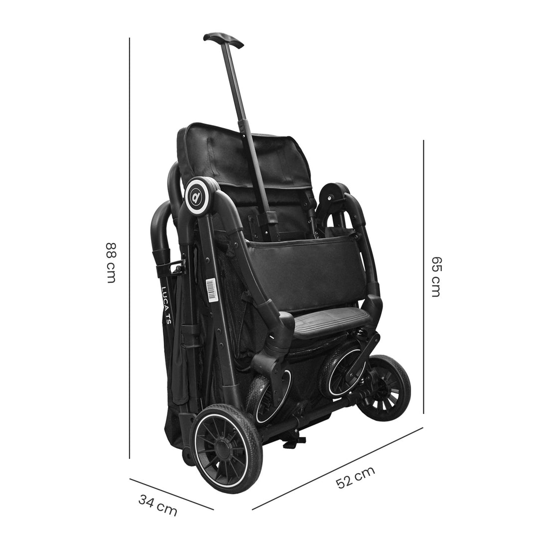 coche bebé tipo maleta priori luca CS negro