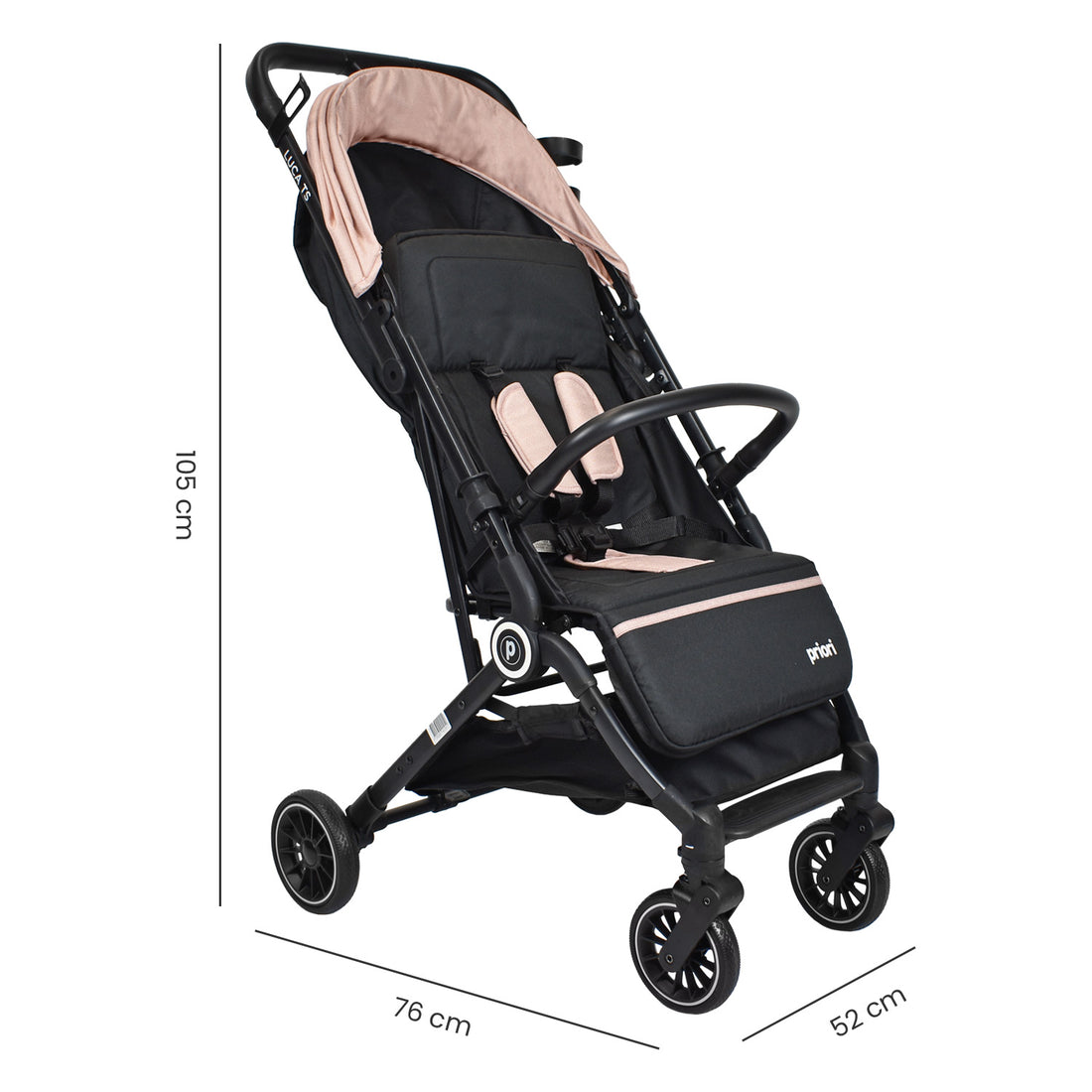 coche bebé tipo maleta priori luca CS rosa