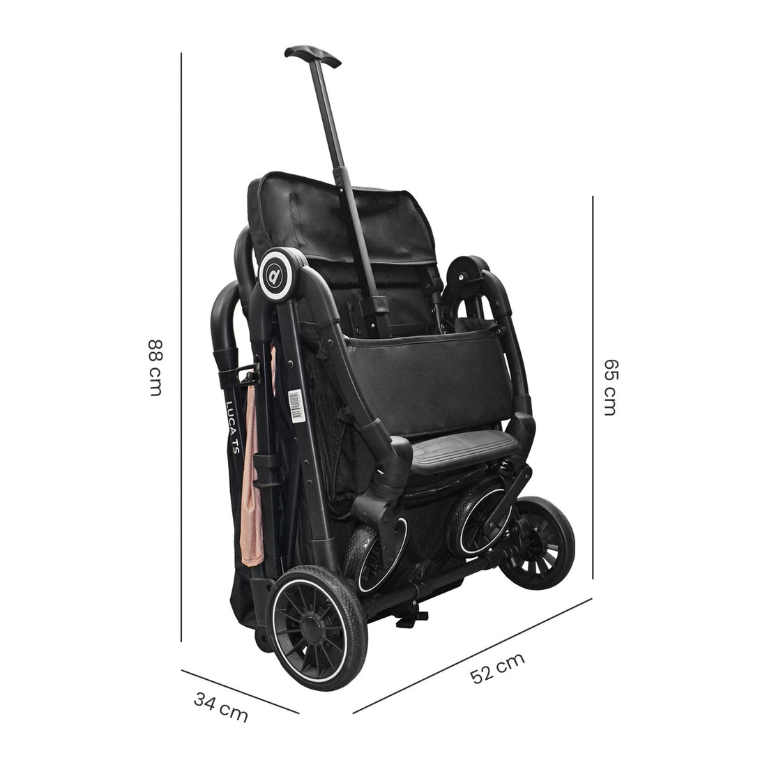coche bebé tipo maleta priori luca CS rosa