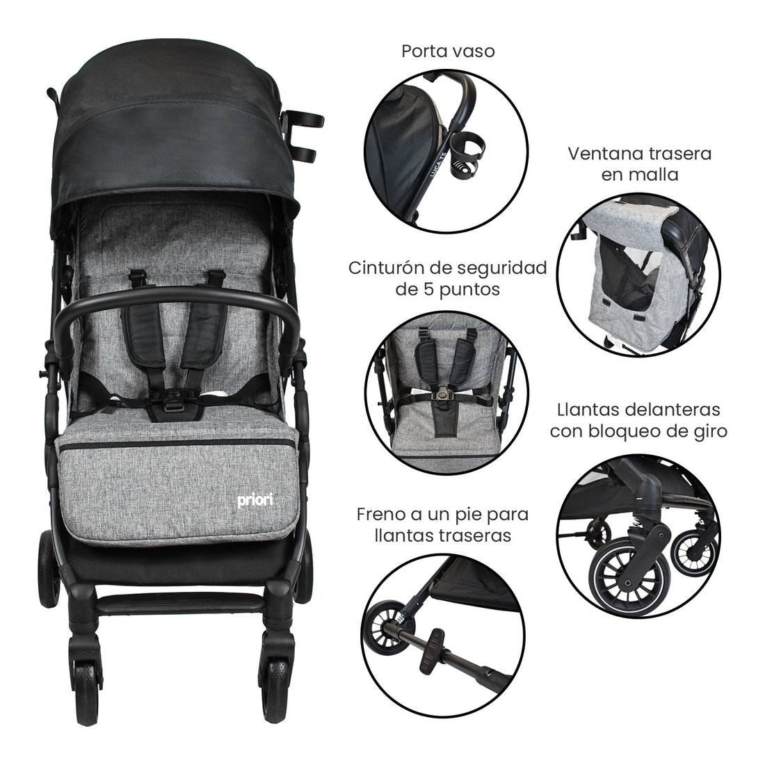 Coche travel system priori luca negro
