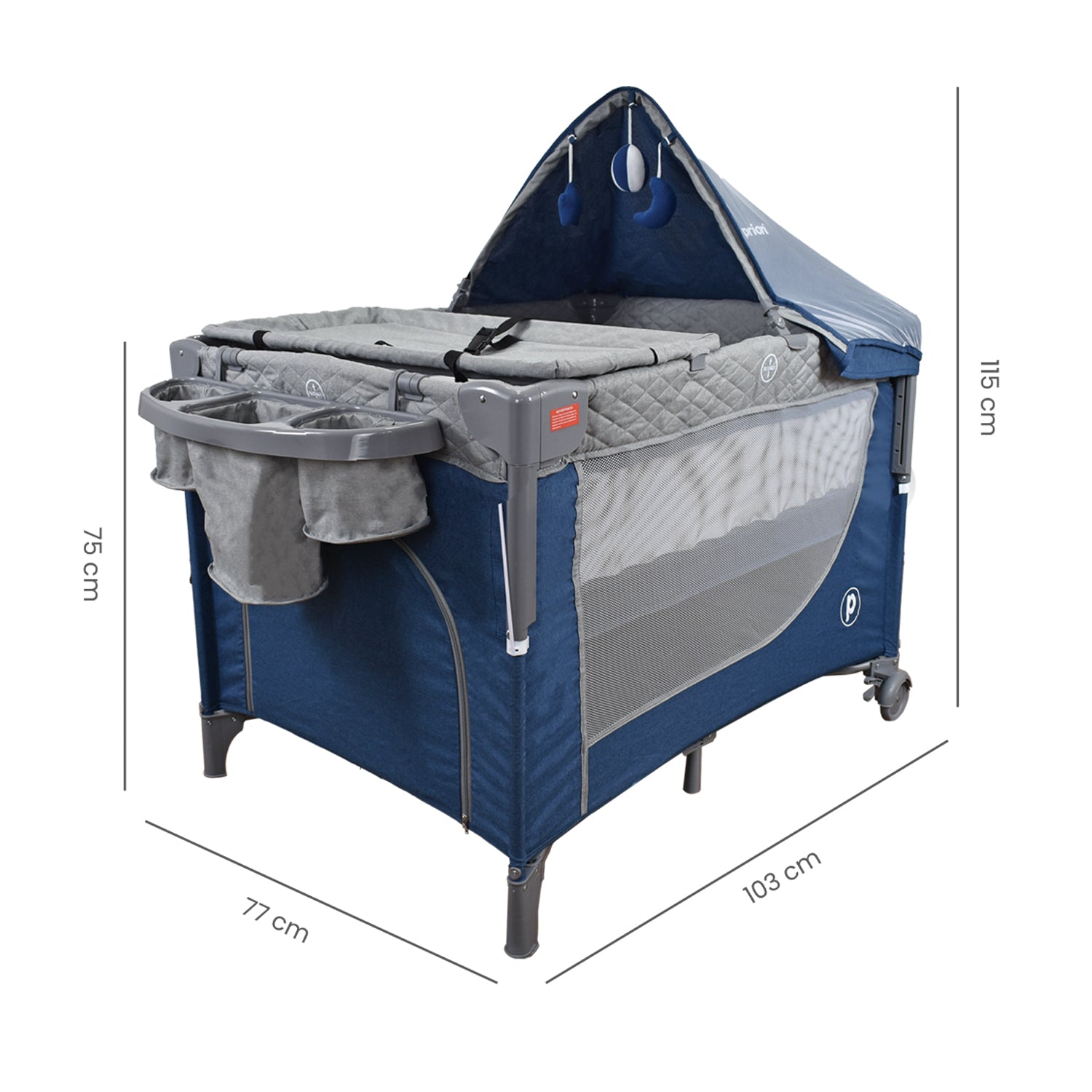 cuna corral colecho priori pro max azul