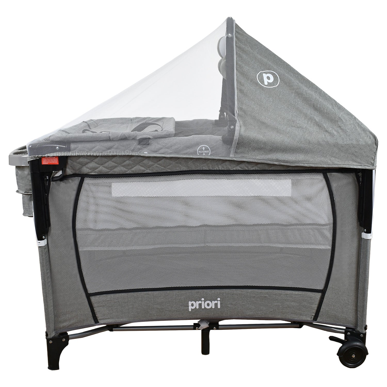 cuna corral colecho priori pro max gris