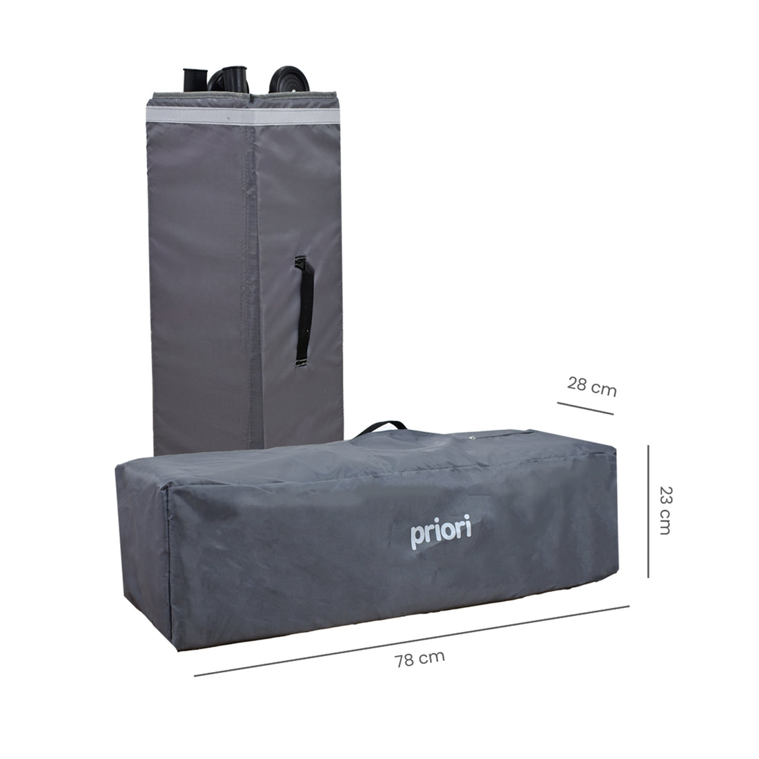 cuna corral colecho priori pro max gris