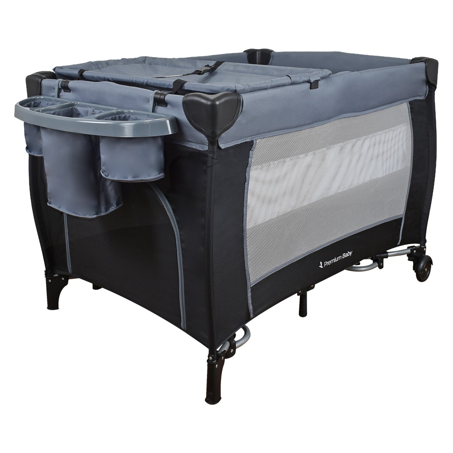 cuna mecedora bebe napoles negro