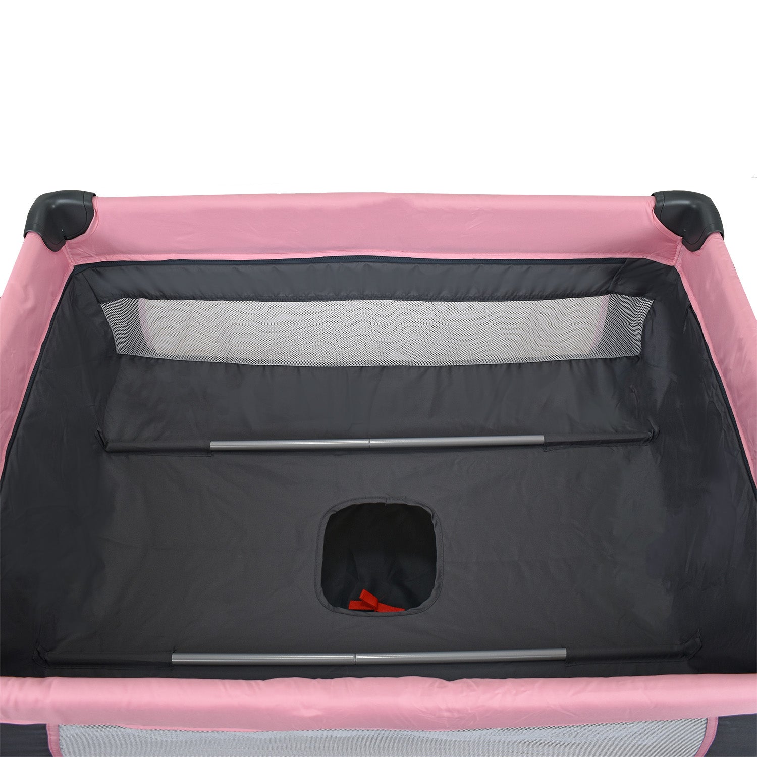 cuna mecedora bebe napoles rosa