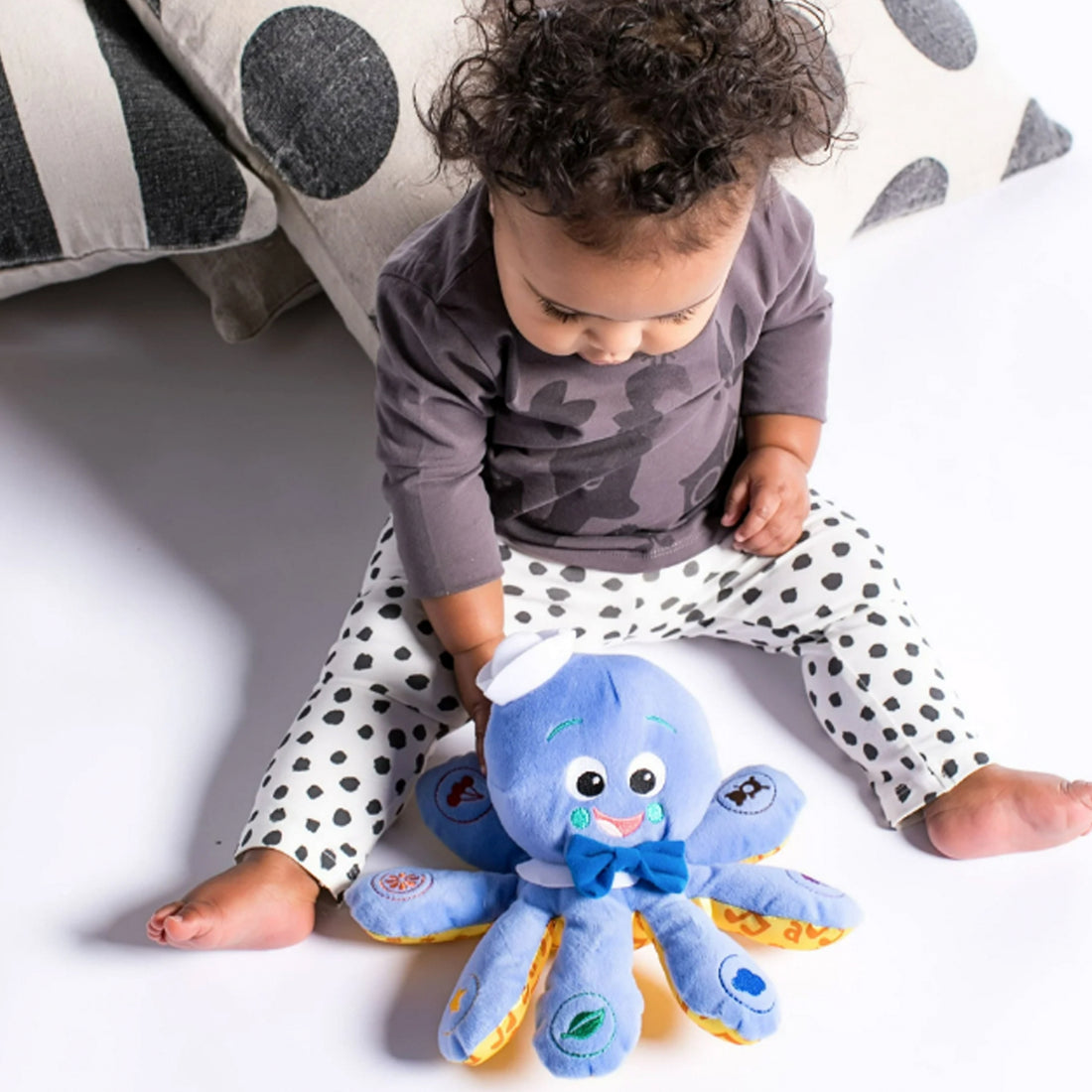 pulpo de peluche musical baby einstein octopush
