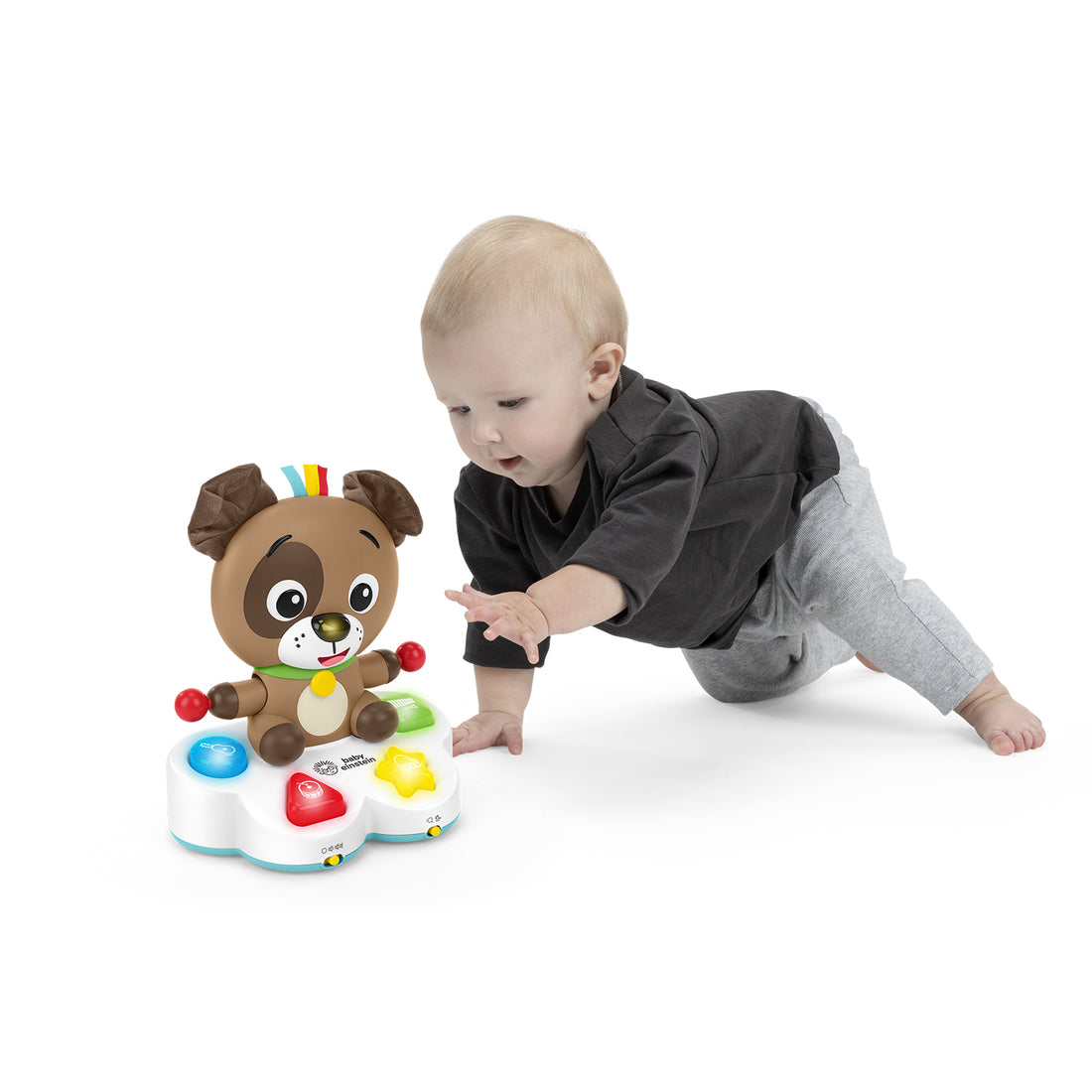 juguetes sensoriales para bebe con musical de aprendizaje baby einstein drum and learn 