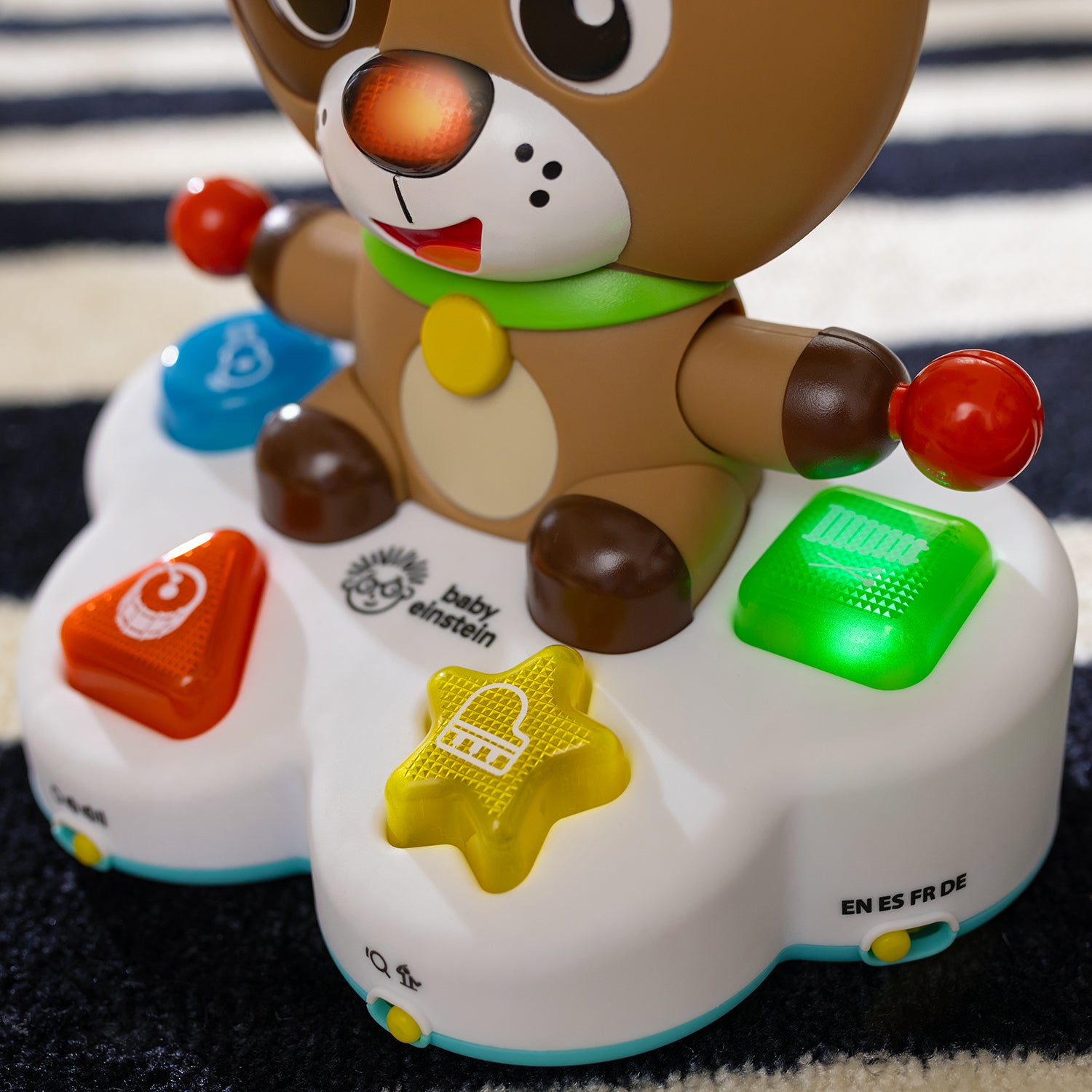 juguetes sensoriales para bebe con musical de aprendizaje baby einstein drum and learn 