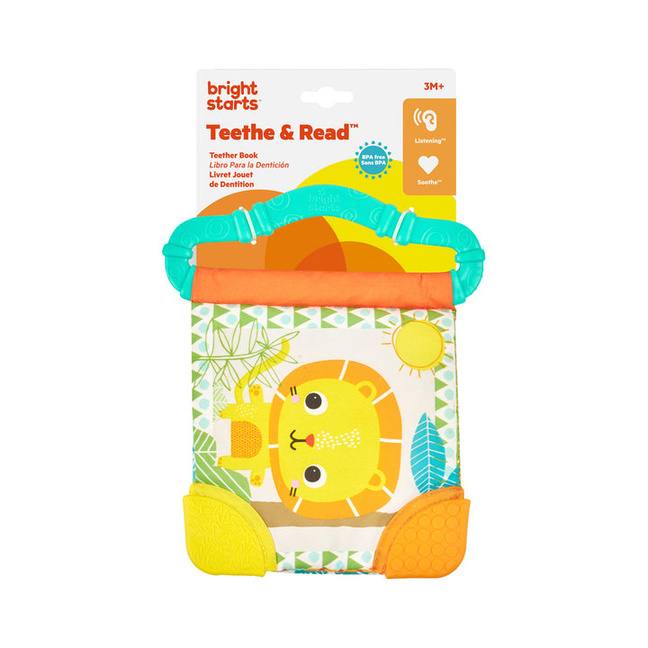 mordedores sensoriales para bebe bright starts teethe and read 