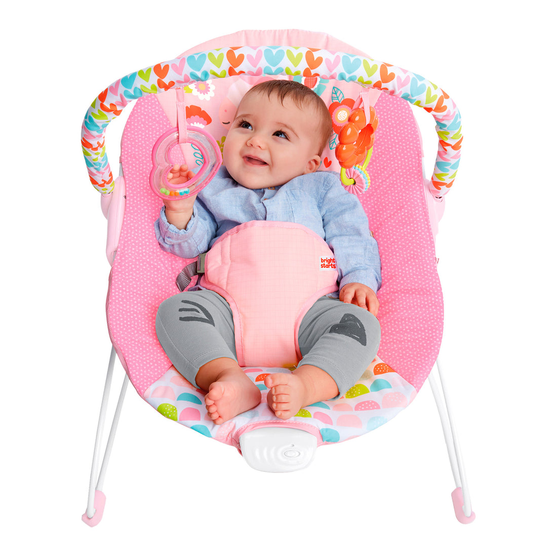 silla mecedora para bebe electrica con sistema de vibración bright starts 12205 