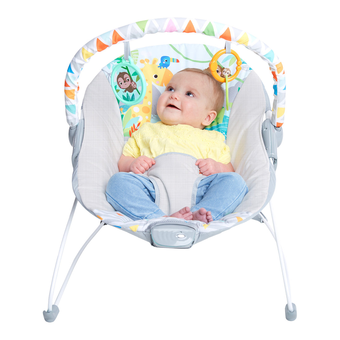 silla mecedora para bebe electrica con sistema de vibración bright starts 12204