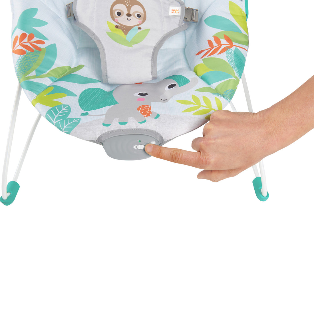 silla mecedora para bebe electrica con sistema de vibración bright starts 12227 