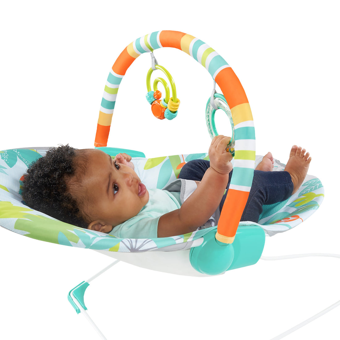 silla mecedora para bebe electrica con sistema de vibración bright starts 12227 
