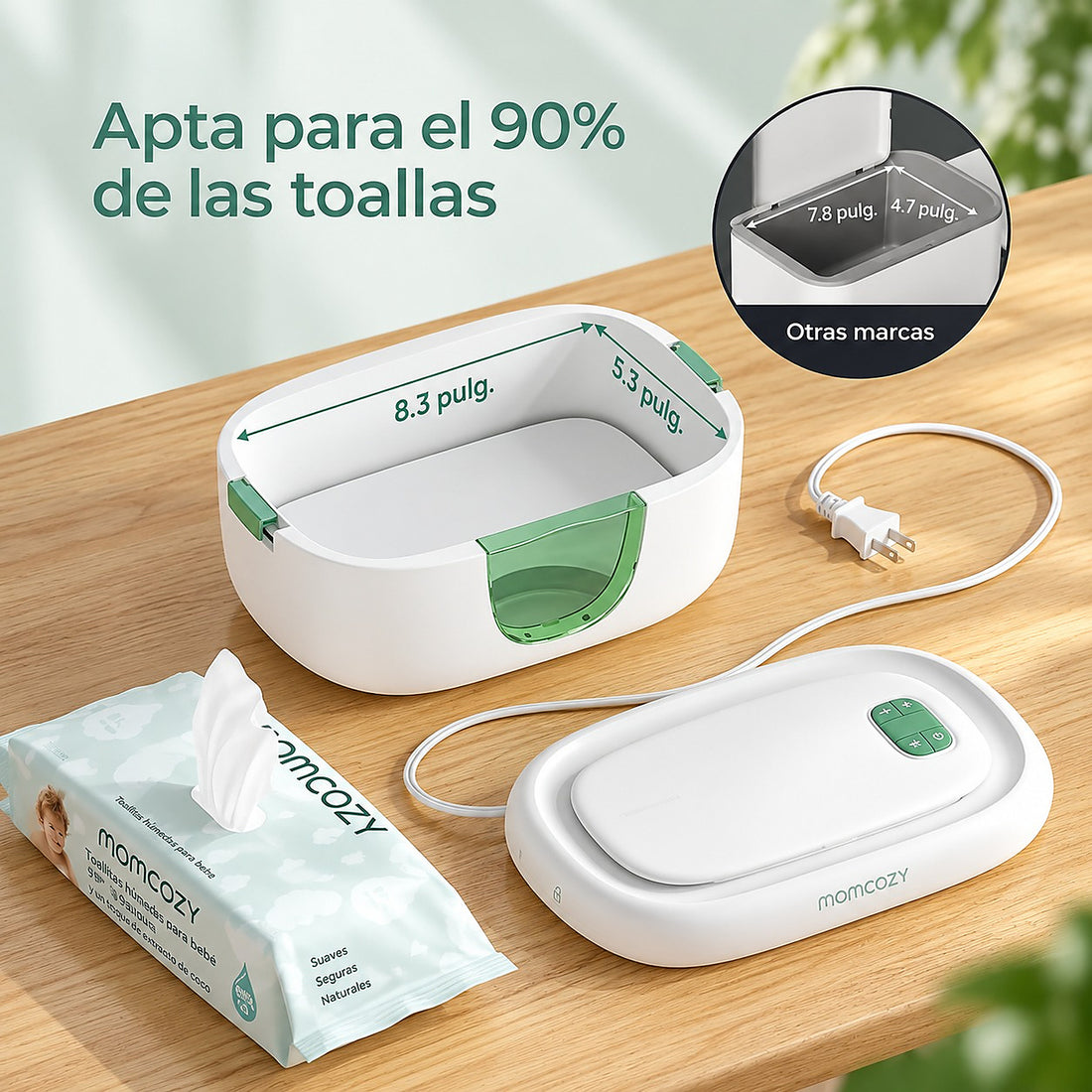 Calentador de Toallitas para bebé Momcozy
