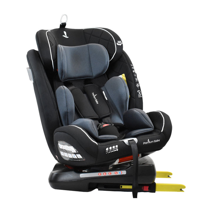 Silla de auto para bebé con giro de 360° grados EOS gris 
