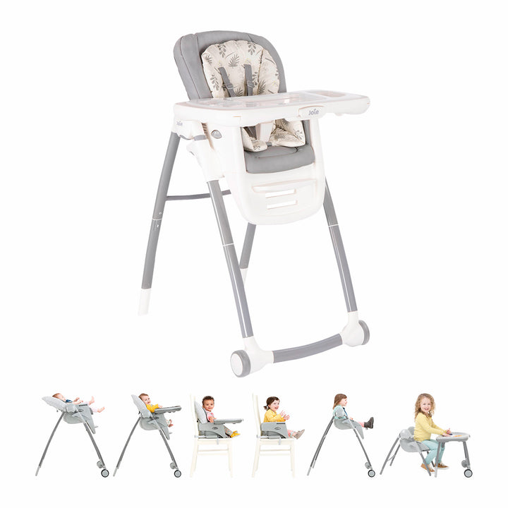 comedor para bebe 6 en 1 joie multiply fern