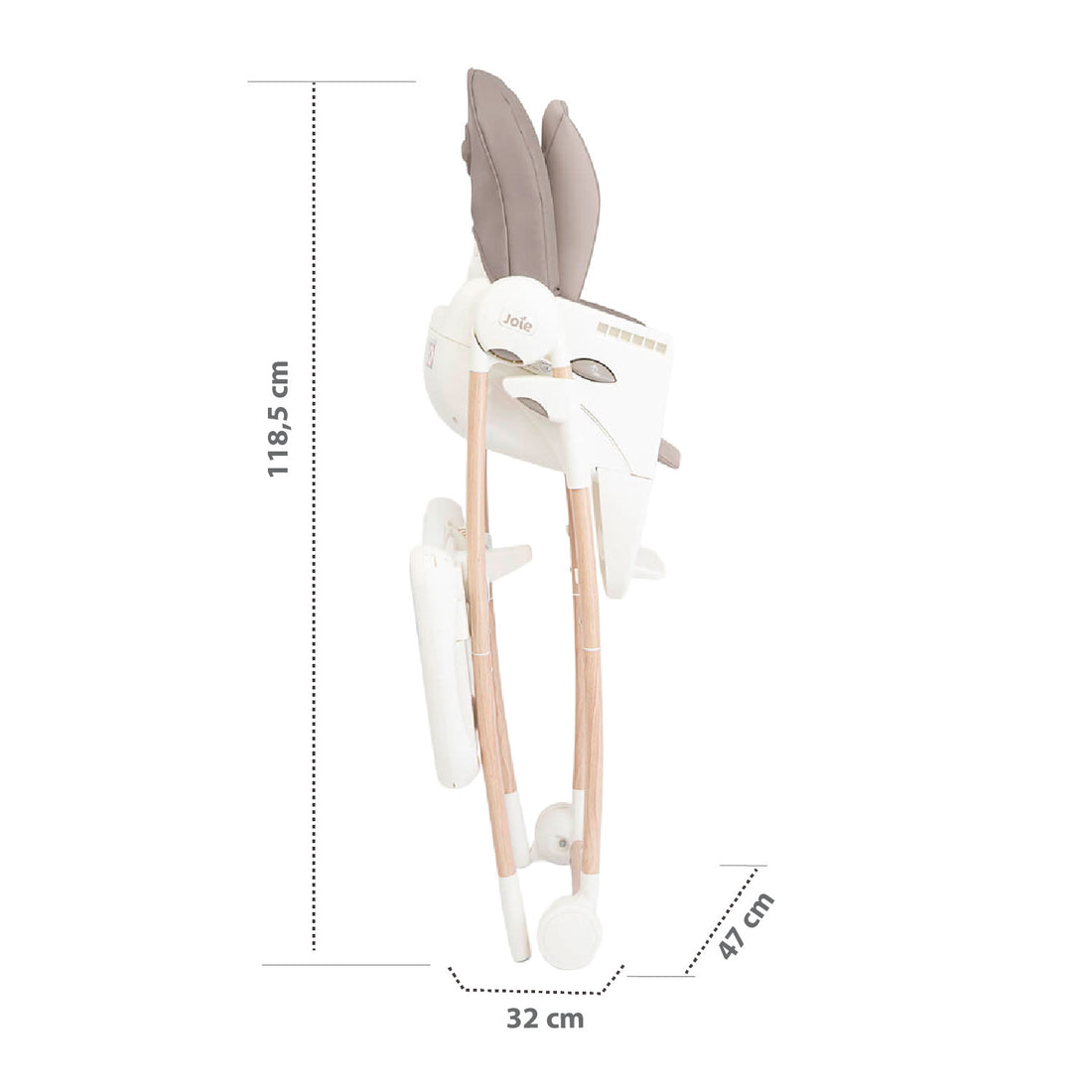 comedor para bebe 6 en 1 joie multiply walnut wood