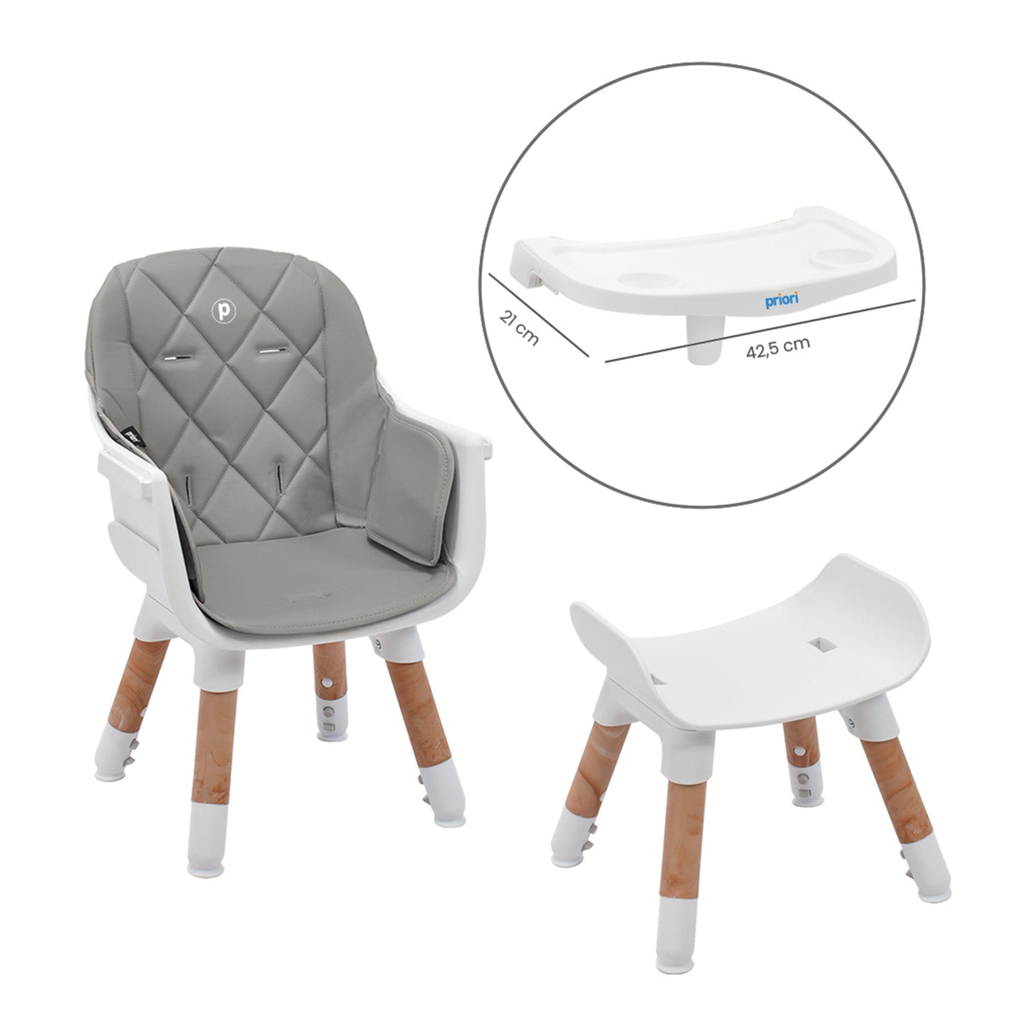 silla de comer bb 6 en 1 priori mila 