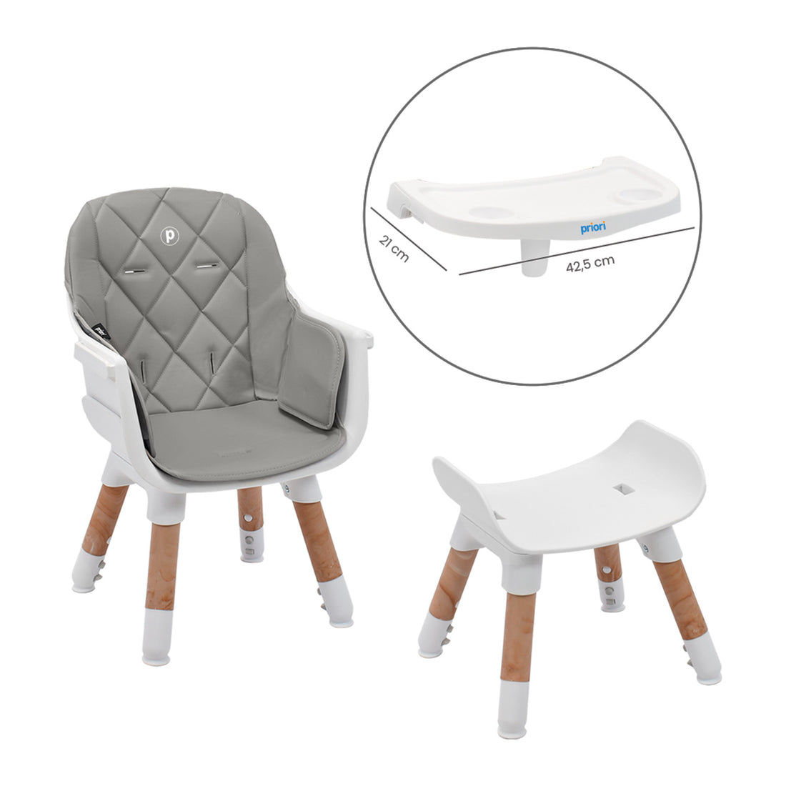 silla de comer bb 6 en 1 priori mila 