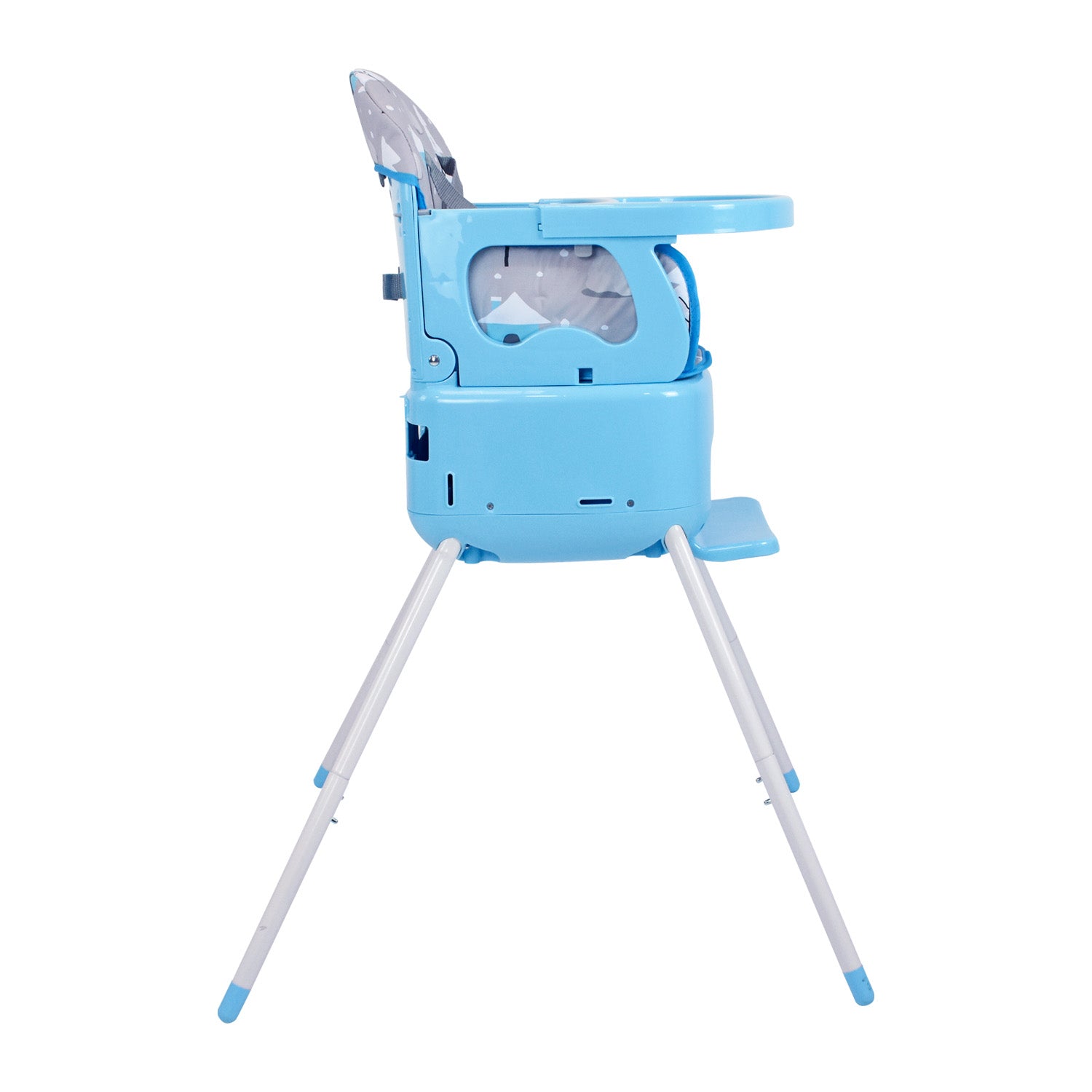 Silla de comer para bebe tipo booster 3 en 1 priori bony azul 7